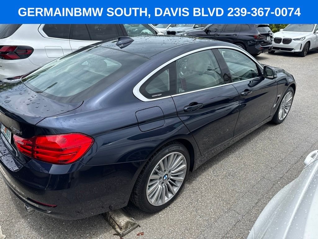 Used 2015 Imperial Blue Metallic BMW 435i Gran Coupe image 3