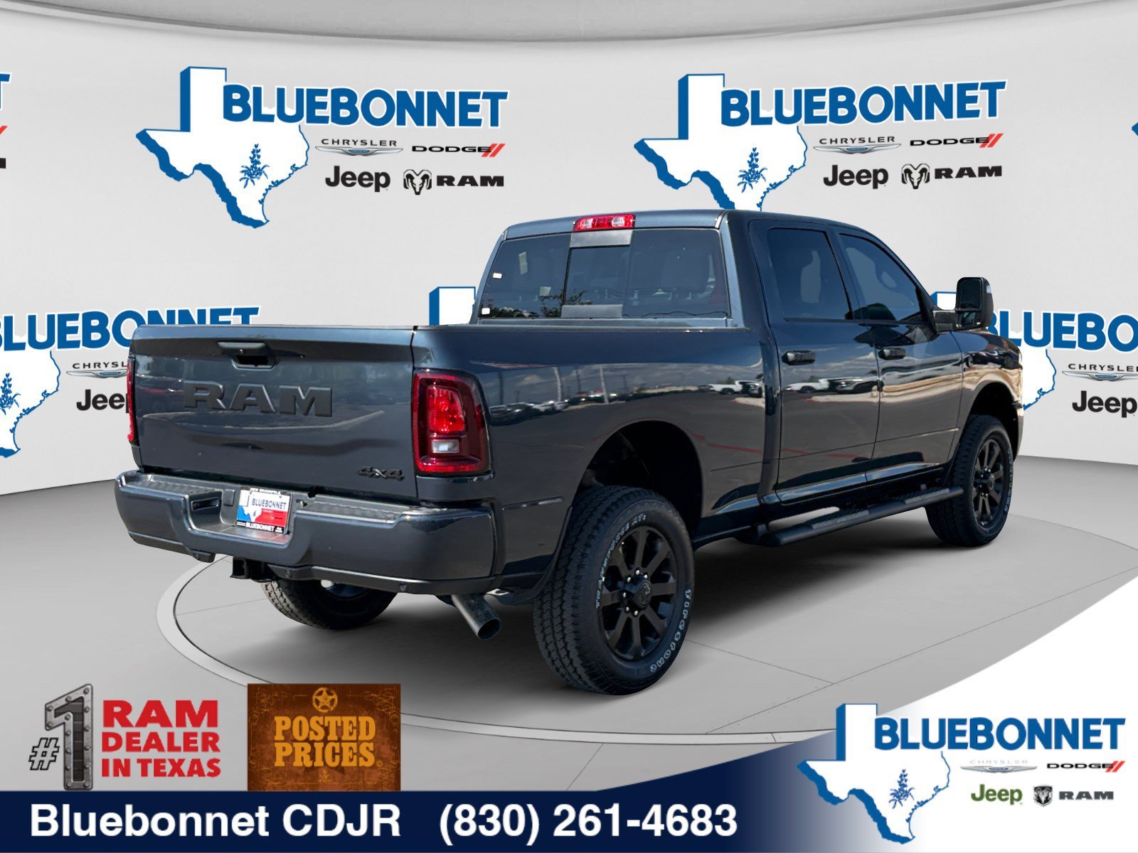 New 2027 Forged Blue Metallic Exterior Paint RAM Black Express image 5
