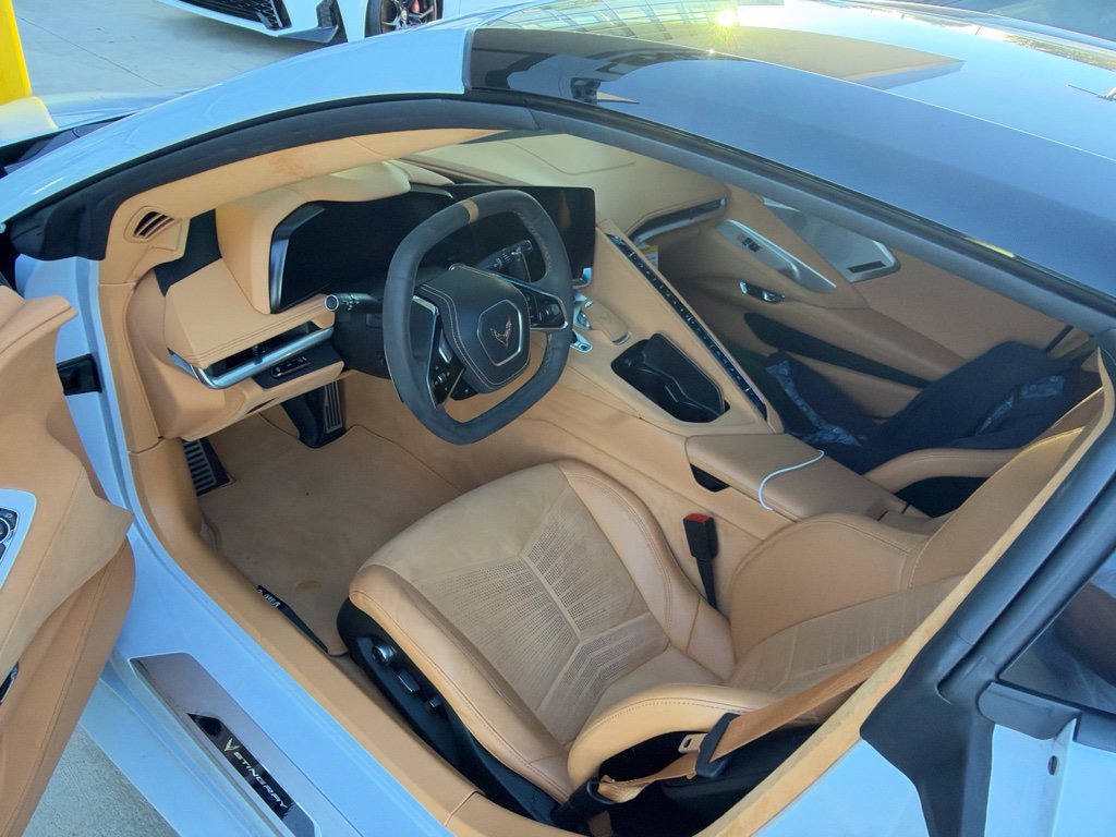 Used 2021 Ceramic Matrix Gray Metallic Chevrolet Stingray image 2