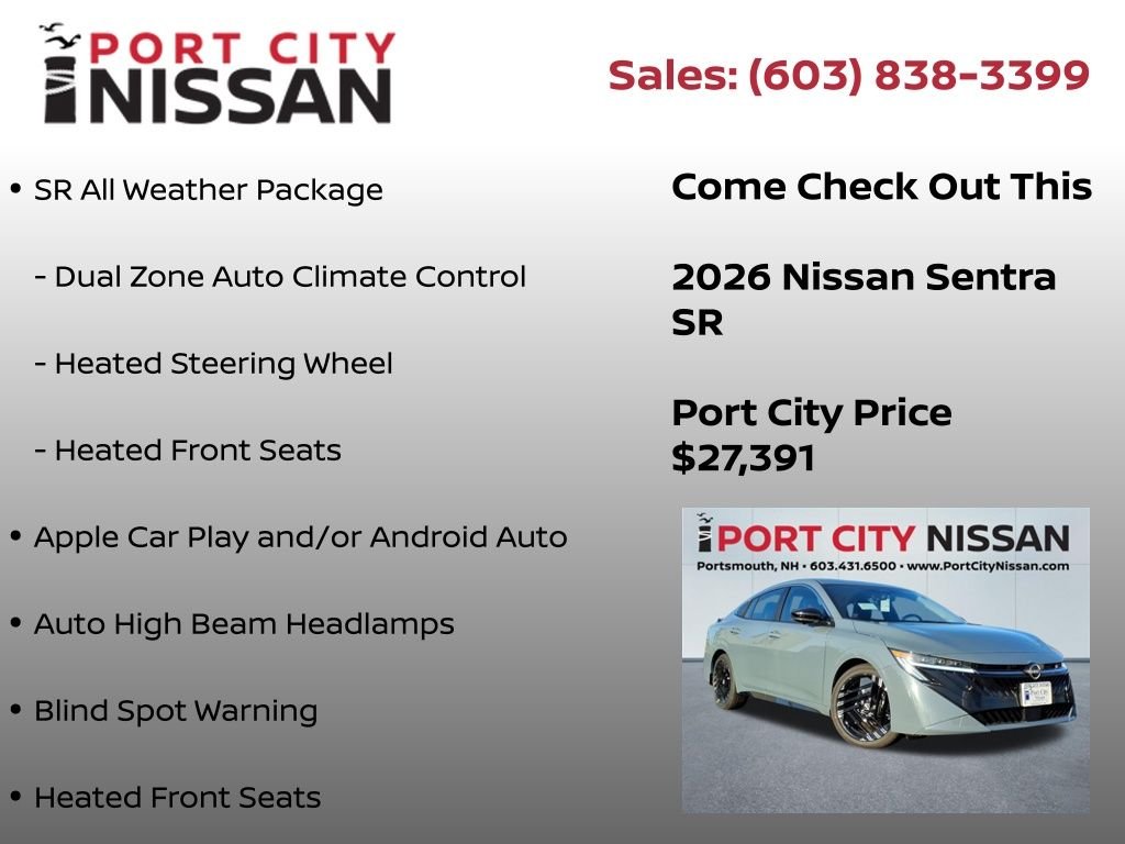 2026 Nissan Sentra SR - Photo 13