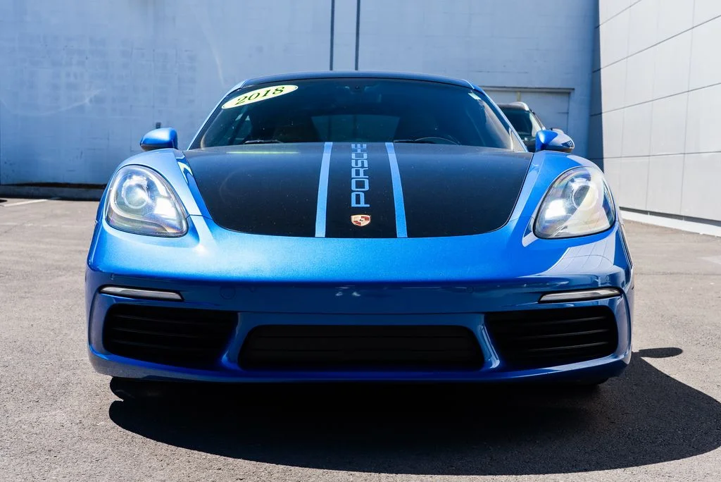 Used 2018 Blue Porsche Base image 2