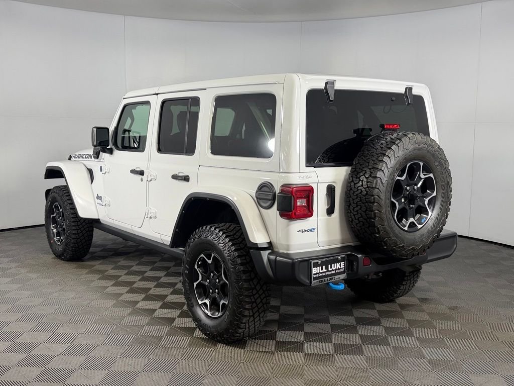 Used 2022 White Jeep Unlimited Rubicon 4xe image 8