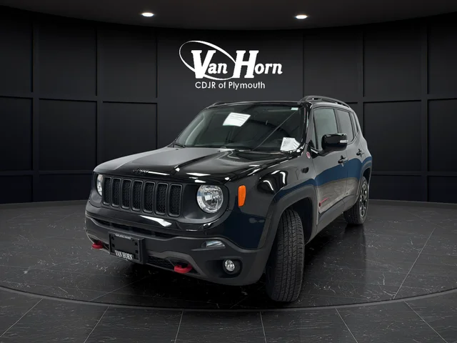 Used 2023 Black Clearcoat Jeep Trailhawk image 3