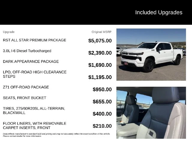 Used 2025 White Chevrolet RST image 5