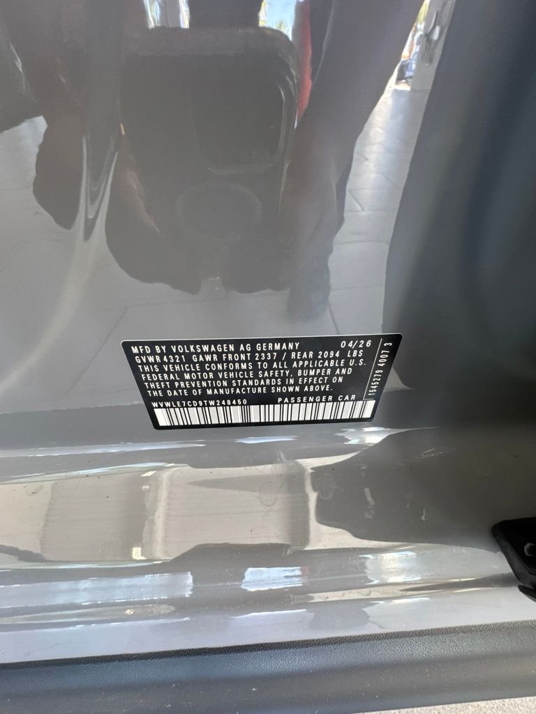 New 2026 Gray Volkswagen 2.0T S image 19