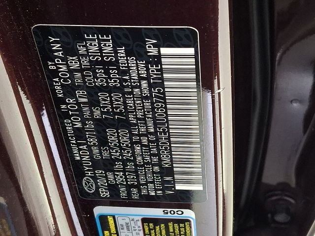Certified Used 2020 Red Hyundai Limited image 33