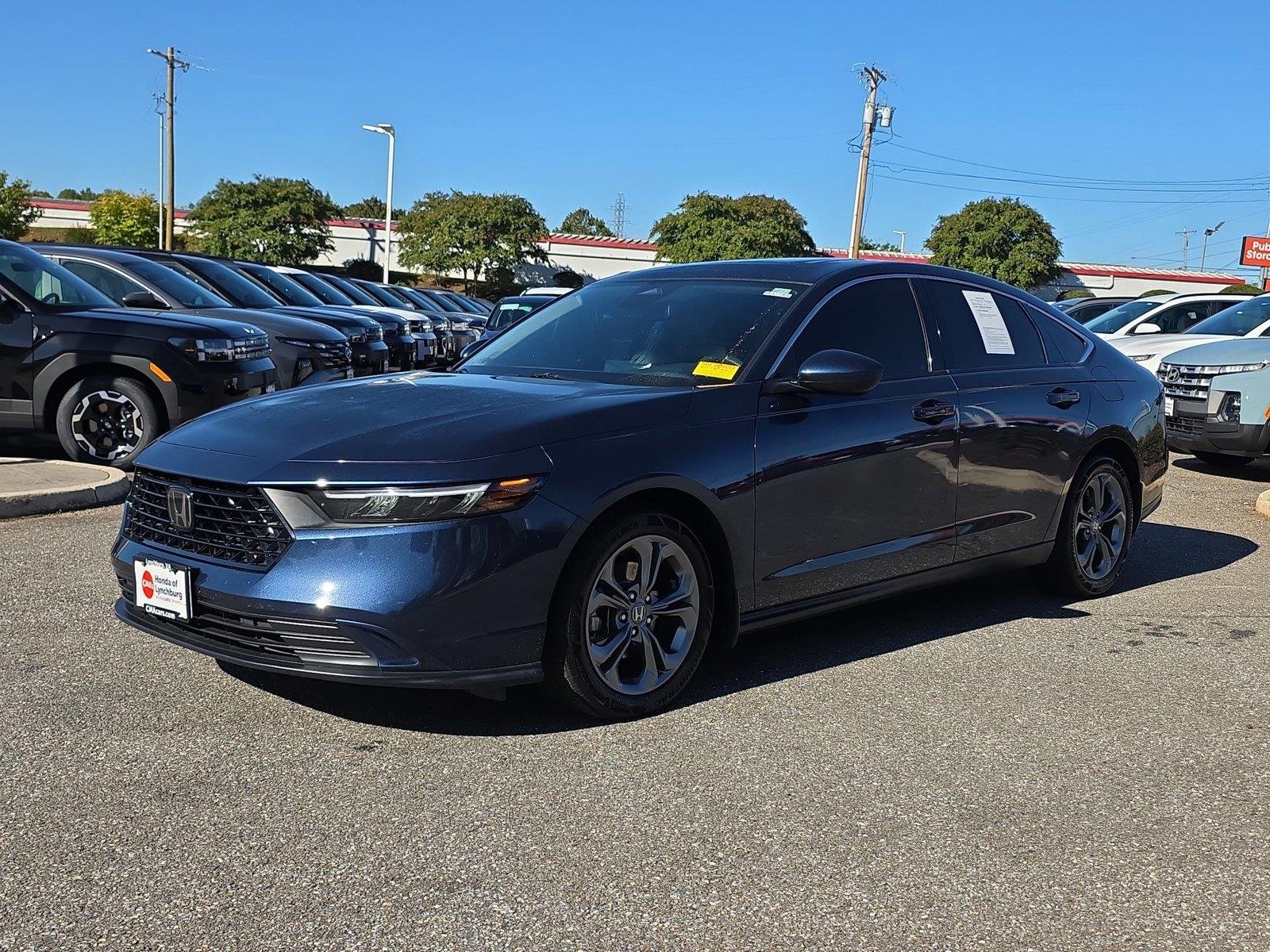 Used 2024 Canyon River Blue Metallic Honda EX image 2