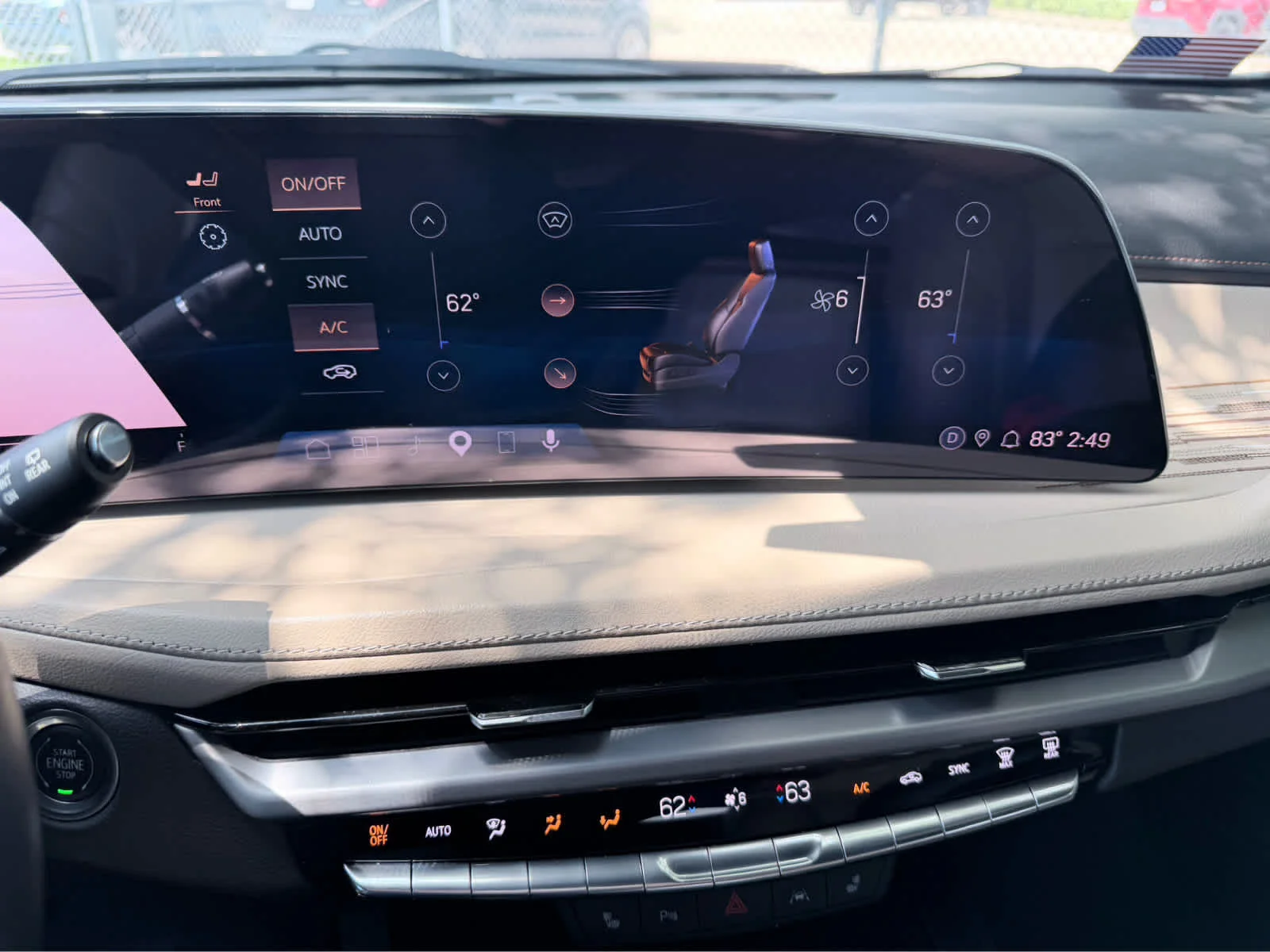 Used 2024 Stellar Black Metallic Cadillac Premium Luxury image 21