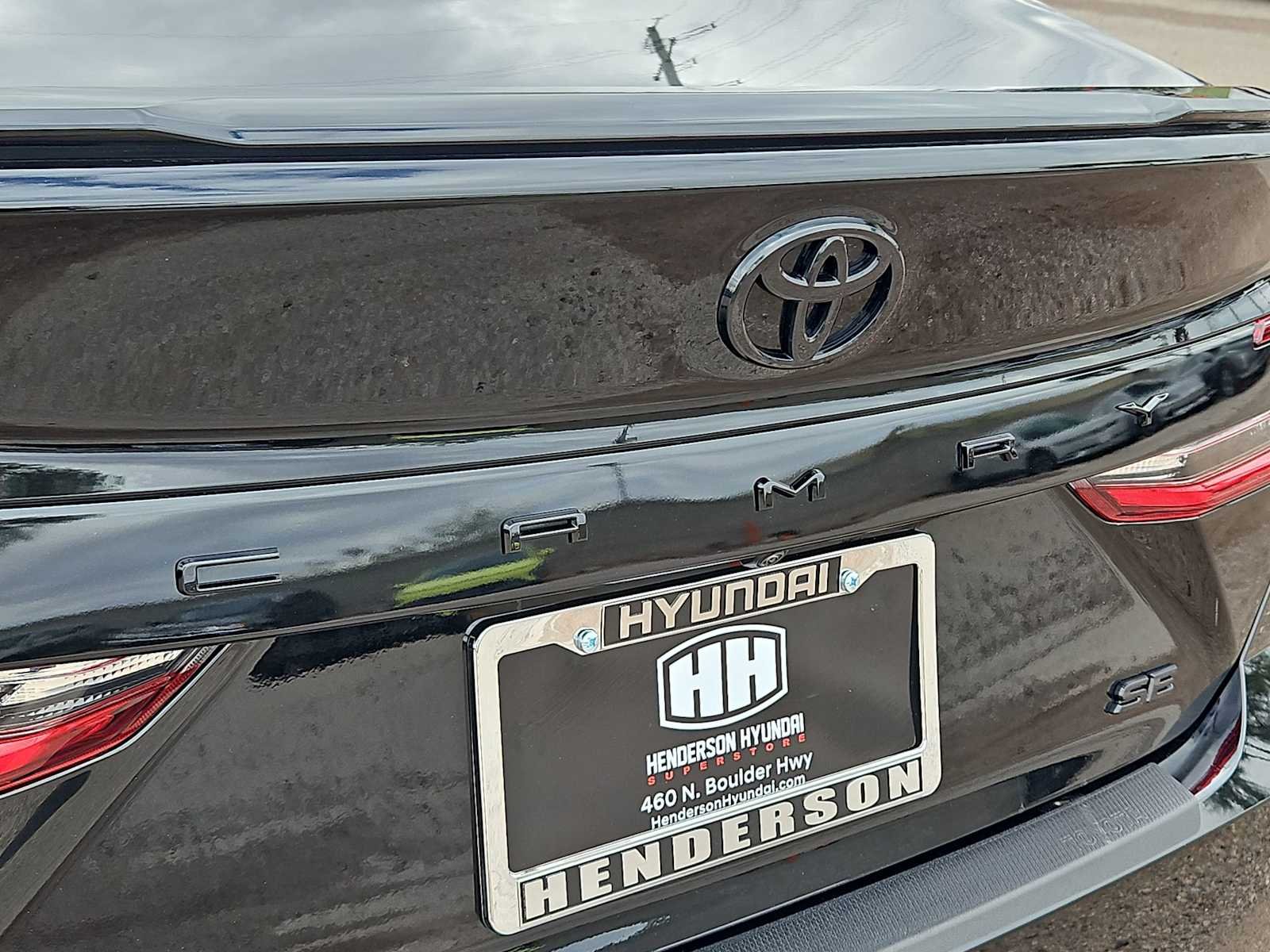Used 2025 Midnight Black Metallic Toyota SE image 12