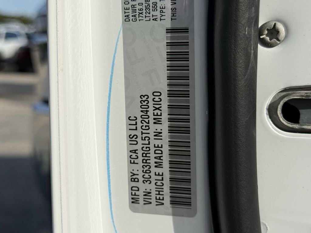 New 2026 Bright White Clear-Coat Exterior Paint Ram Tradesman image 38