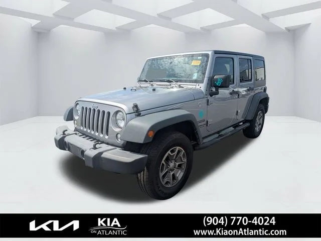Used 2017 Silver Jeep Unlimited Sport image 7