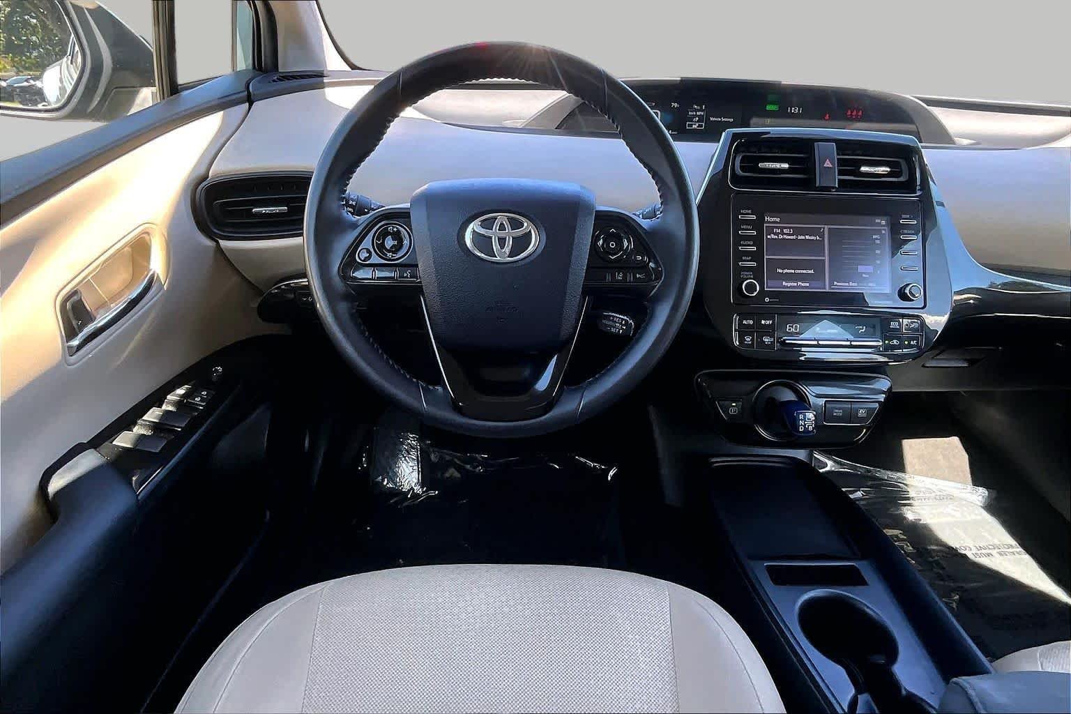 Used 2021 Sea Glass Pearl Toyota LE image 6