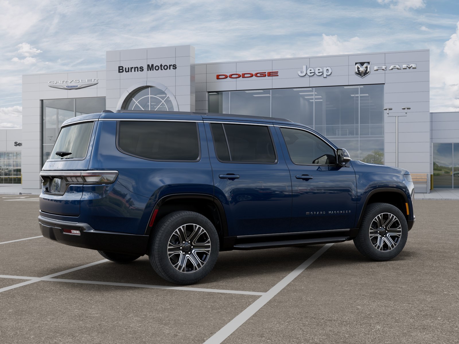 New 2026 Fathom Blue Pearl-Coat Exterior Paint Jeep 4x2 image 4