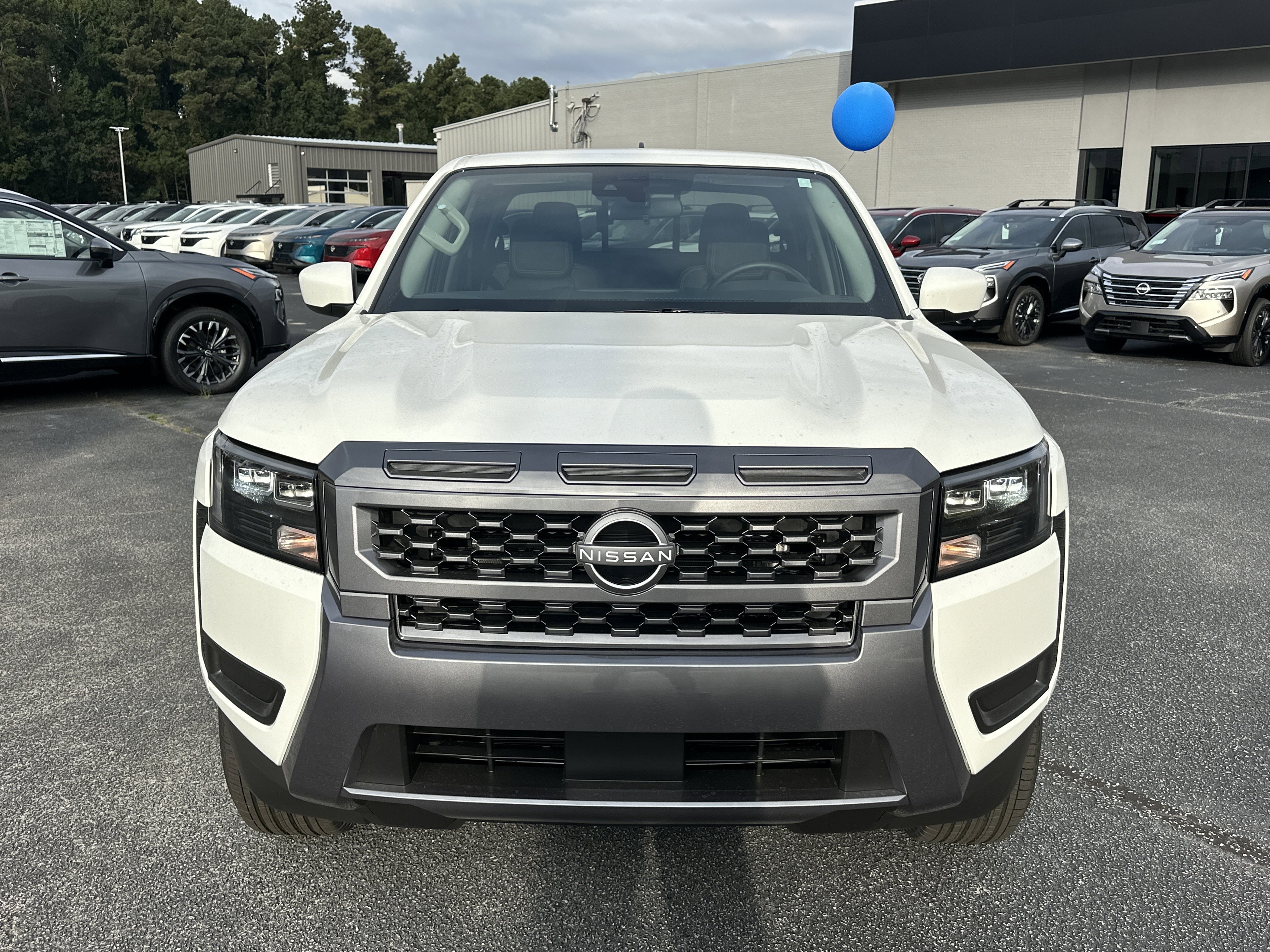 New 2026 Glacier White Nissan Crew Cab SV Long Bed image 3