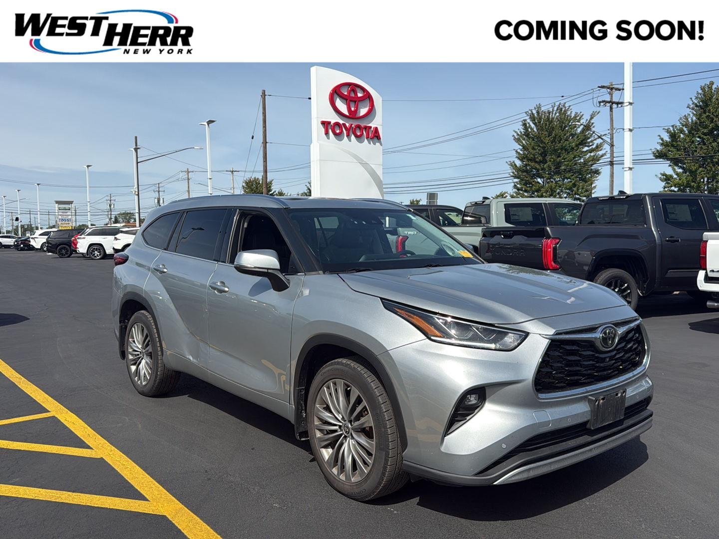 Used 2021 Celestial Silver Metallic Toyota Platinum image 1