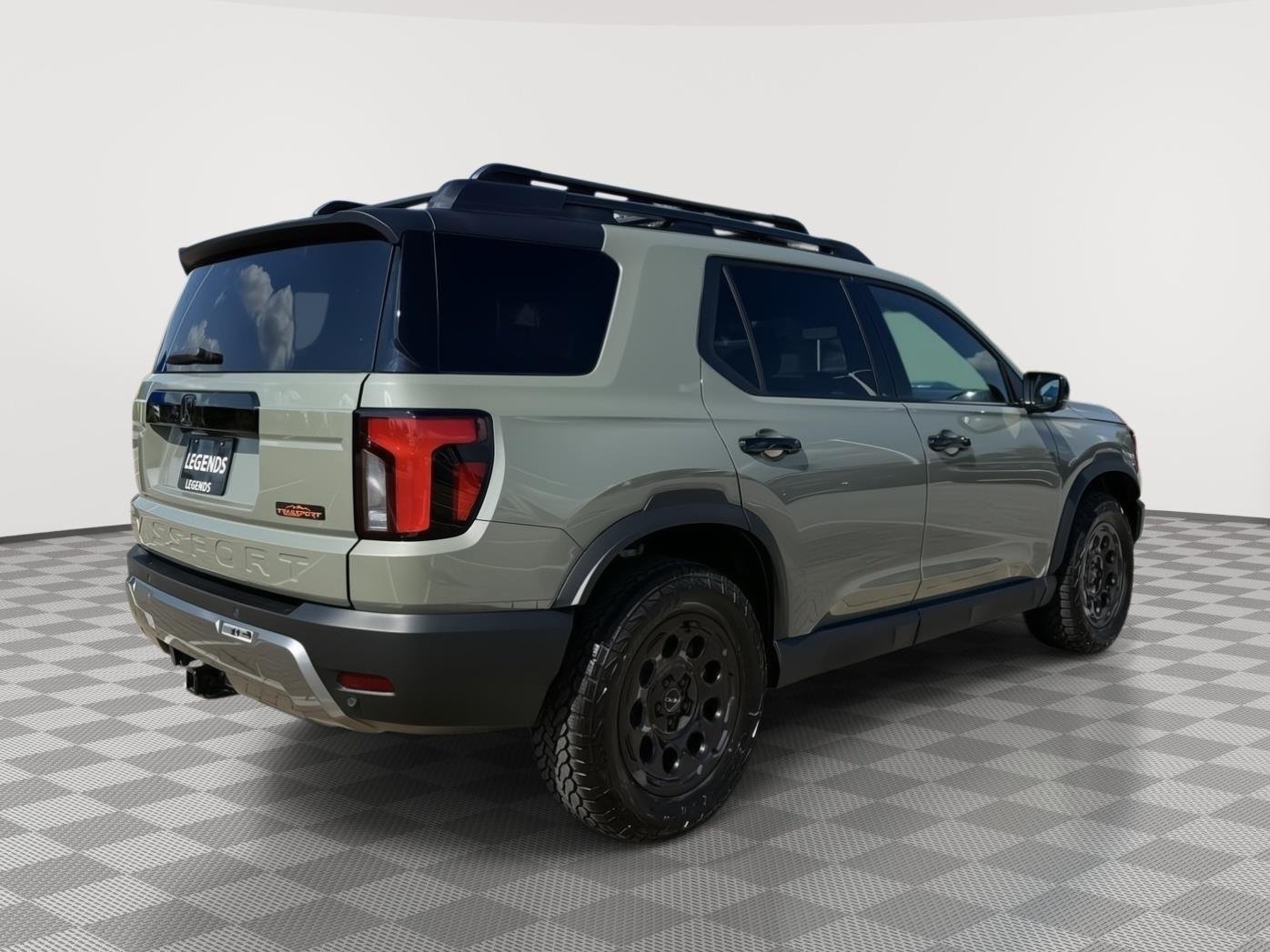 New 2026 Ash Green Metallic Honda TrailSport Elite Blackout image 6