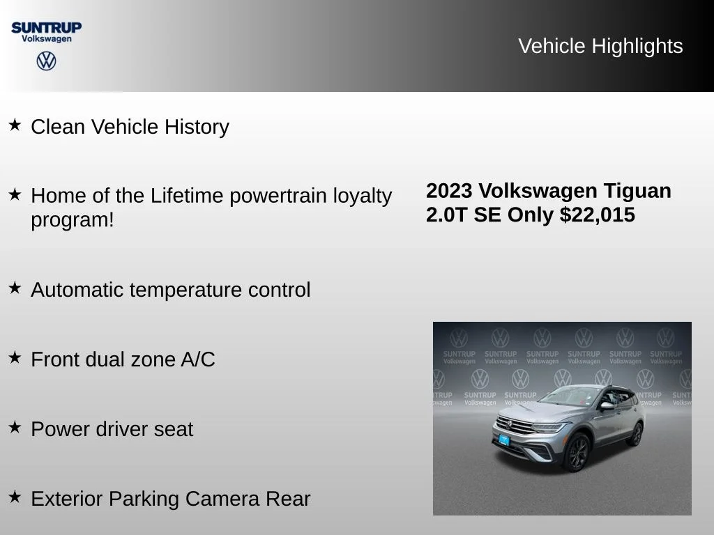 Used 2023 Silver Volkswagen 2.0T SE image 8