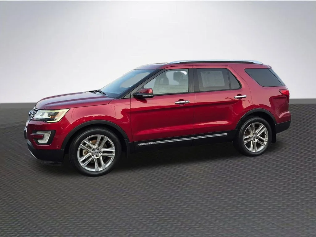 Used 2017 Ruby Red Metallic Ford Limited image 2