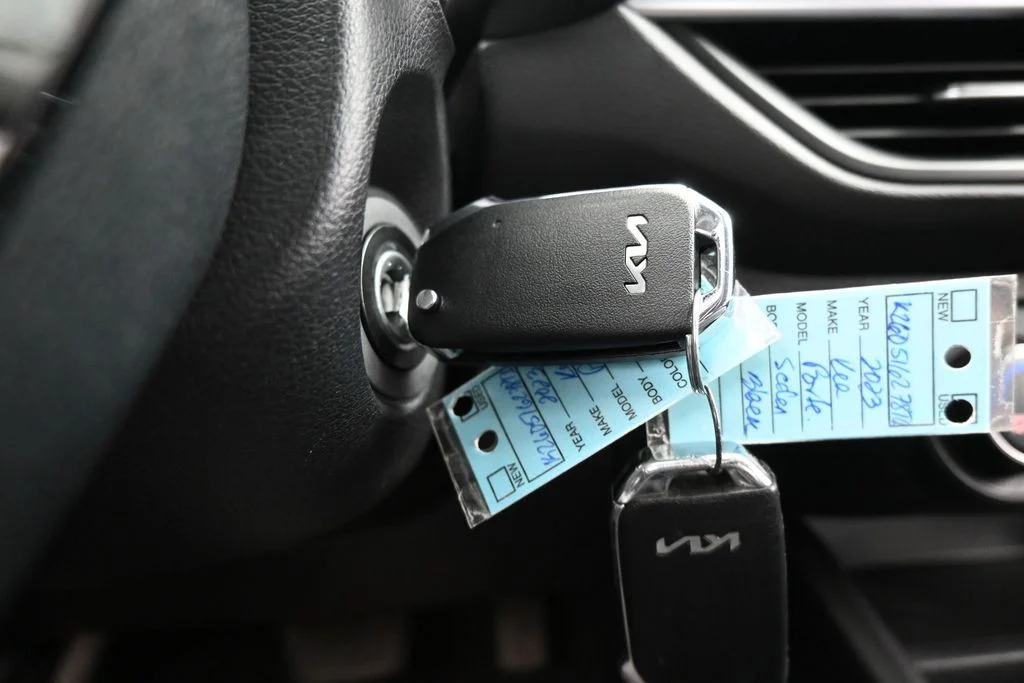 Used 2023 Aurora Black Pearl Kia LXS image 25