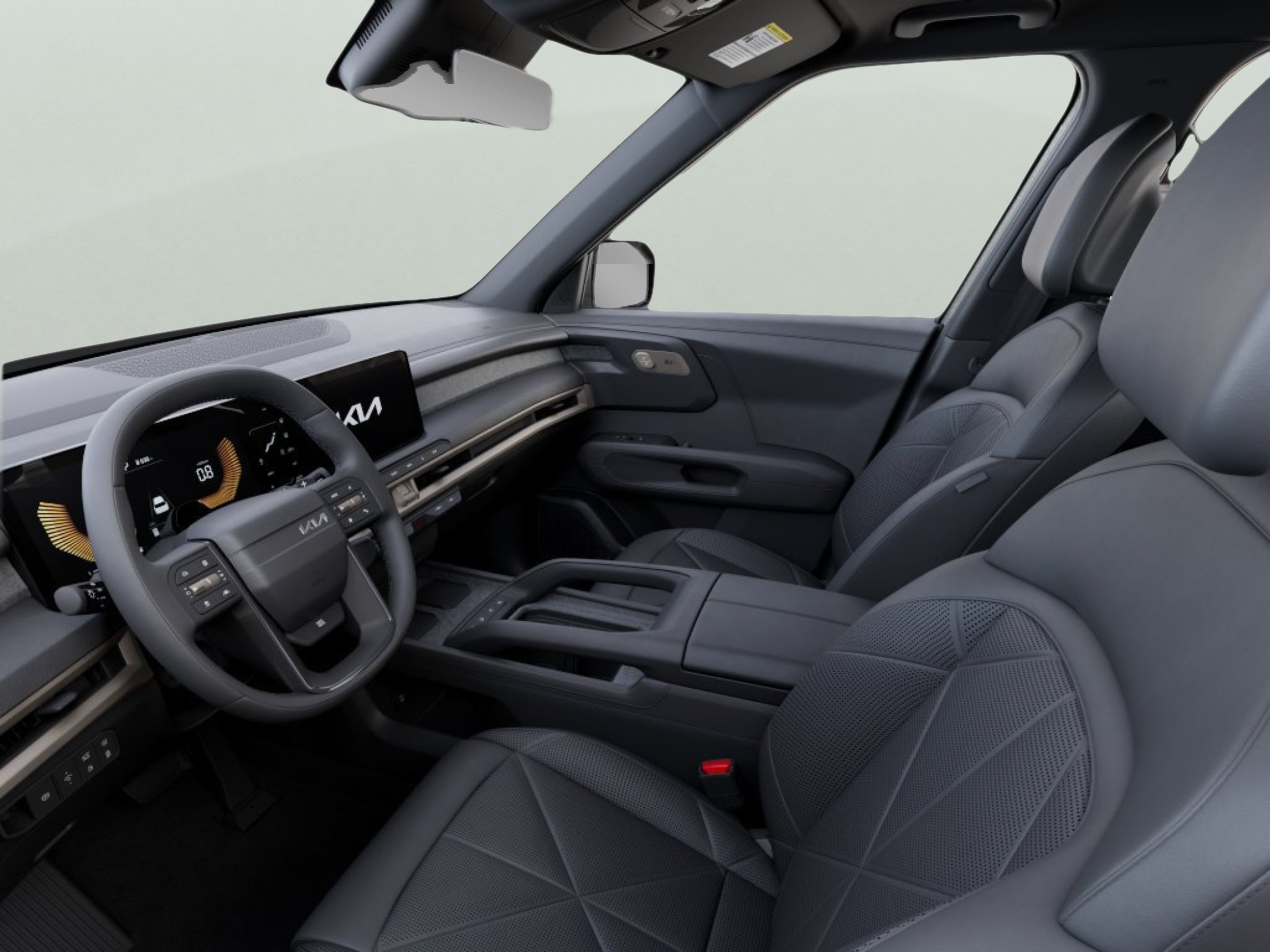 New 2027 Ivory Silver Kia EX image 17