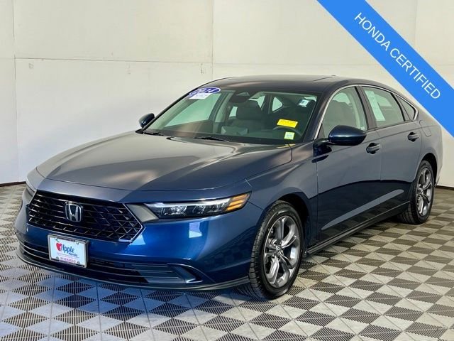 Certified Used 2024 Canyon River Blue Metallic Honda 1.5T EX image 3