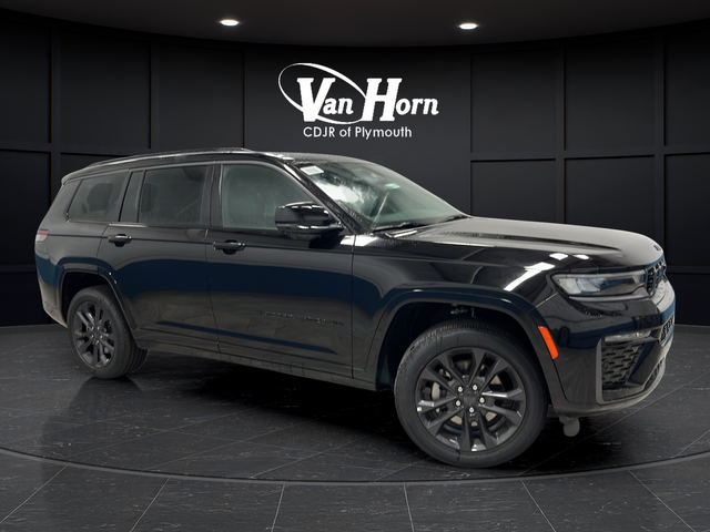 New 2026 Diamond Black Crystal Pearlcoat Jeep Limited Reserve image 1