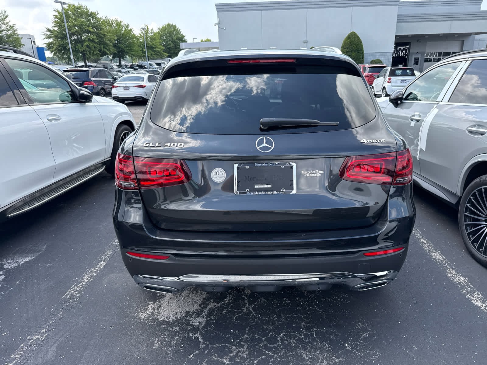 Certified Used 2020 Graphite Grey Metallic Mercedes-Benz GLC 300 image 3
