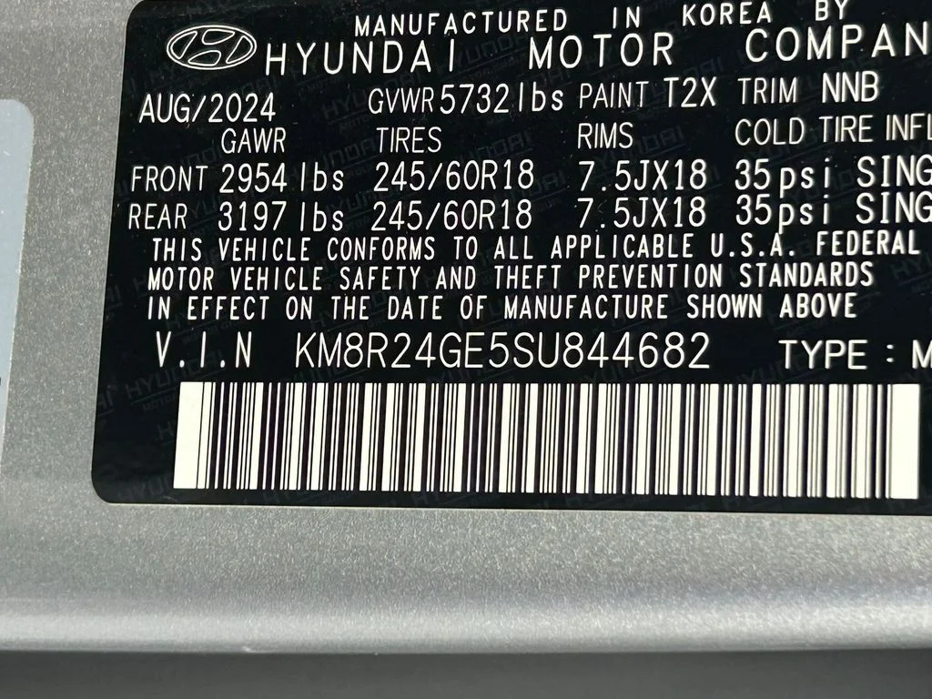 Used 2025 Typhoon Silver Hyundai SEL image 13