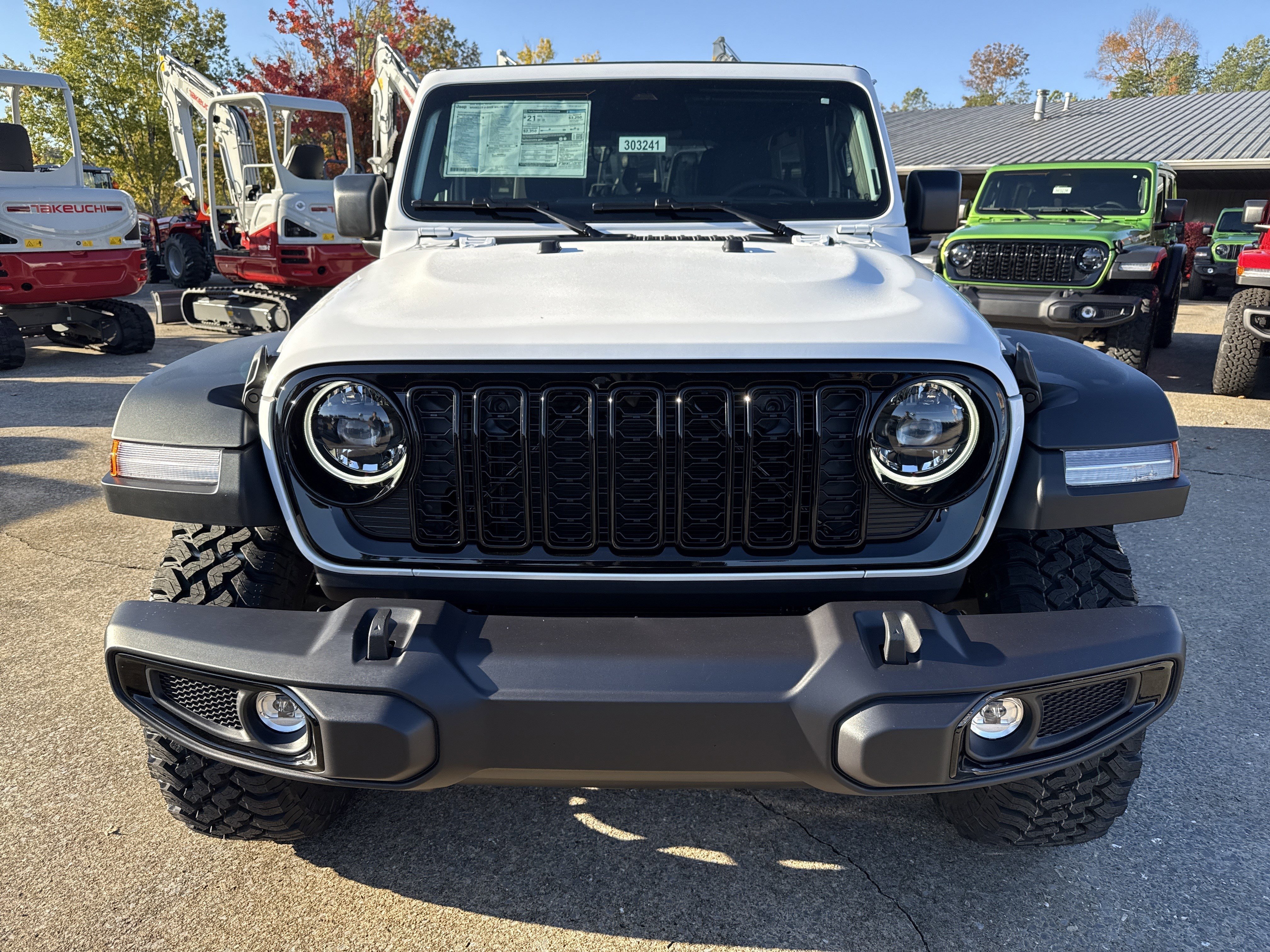 New 2026 Bright White Clear-Coat Exterior Paint Jeep Willys image 2