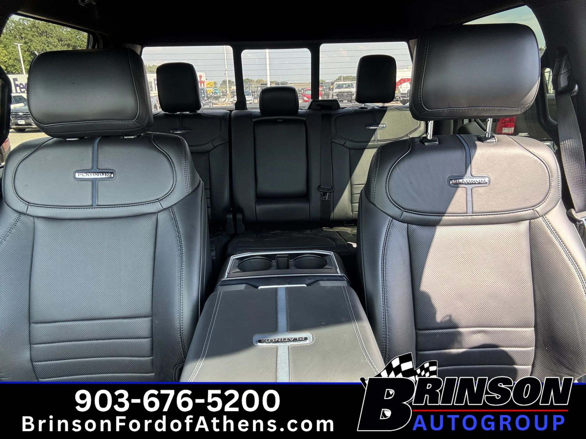 Used 2025 Star White Metallic Tri-Coat Ford Platinum image 32