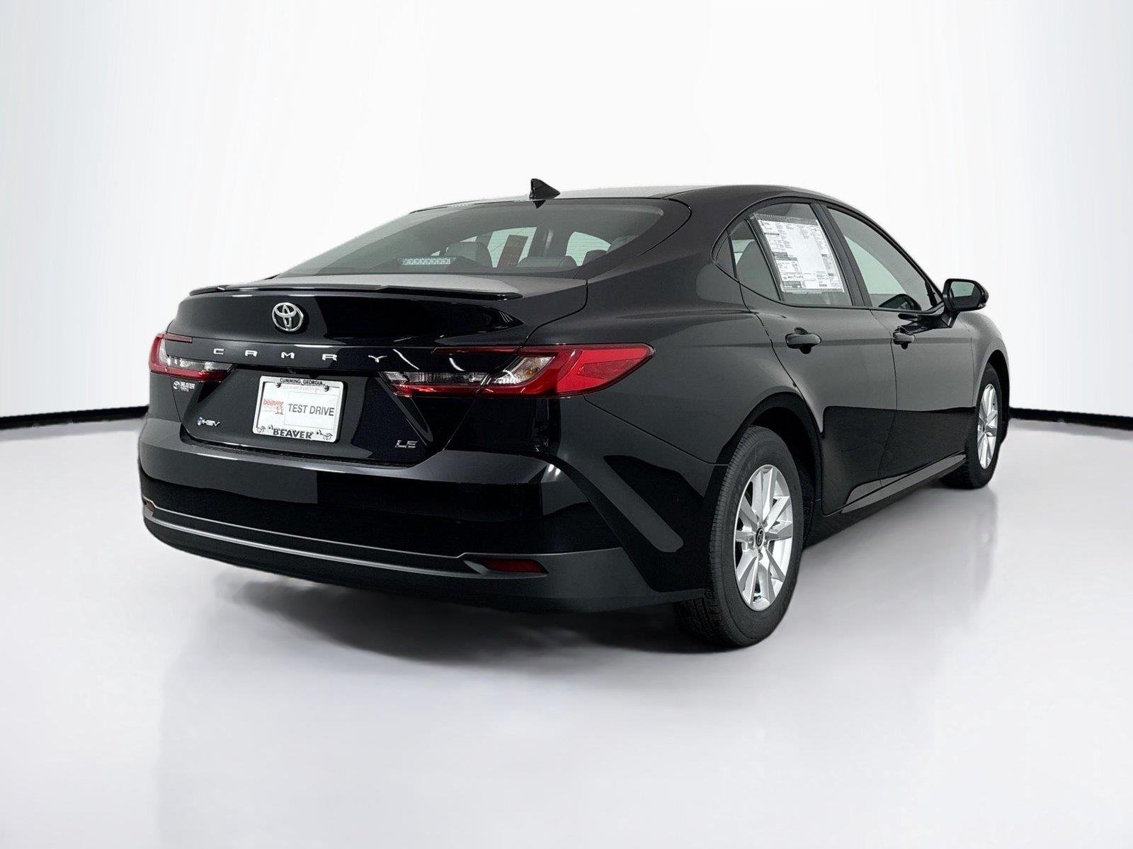 New 2026 Midnight Black Metallic Toyota LE image 8