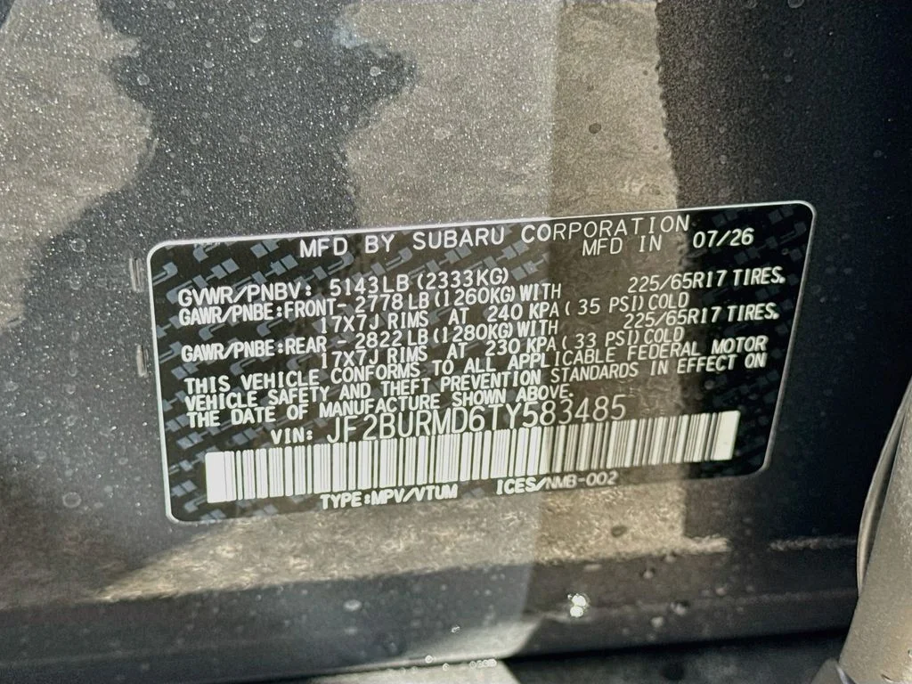 New 2026 Gray Subaru Wilderness image 43