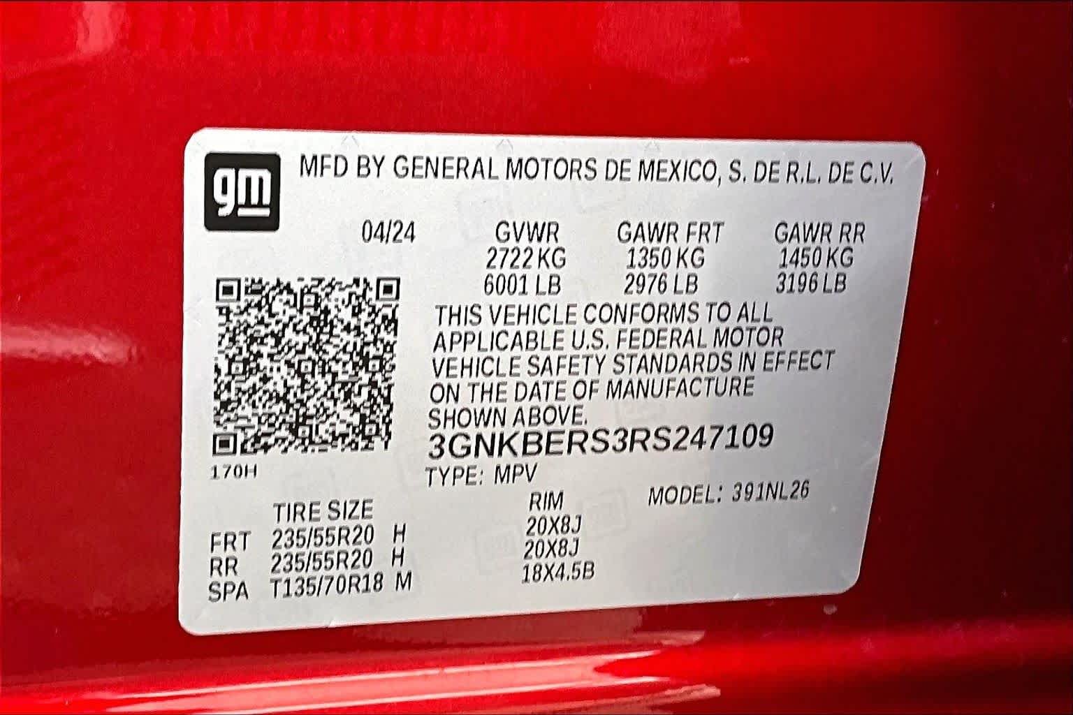 Used 2024 Radiant Red Tintcoat Chevrolet RS image 34