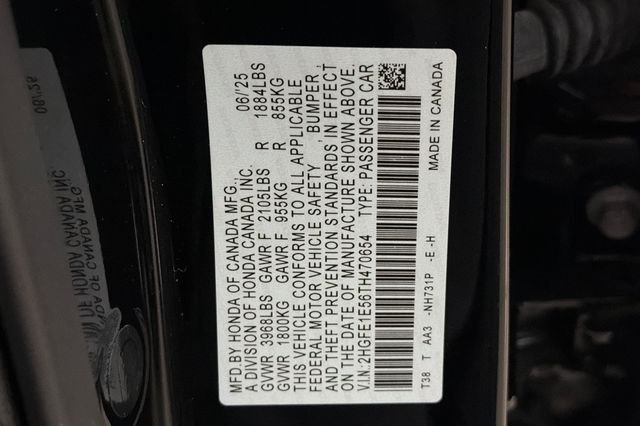 Certified Used 2026 Crystal Black Pearl Honda  image 37