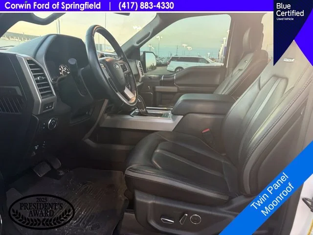 Used 2019 White Platinum Clearcoat Metallic Ford Platinum image 18