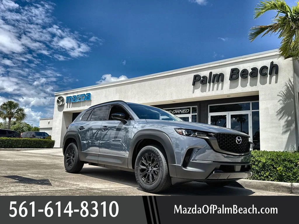 New 2026 Gray Metallic Mazda Premium AWD image 1