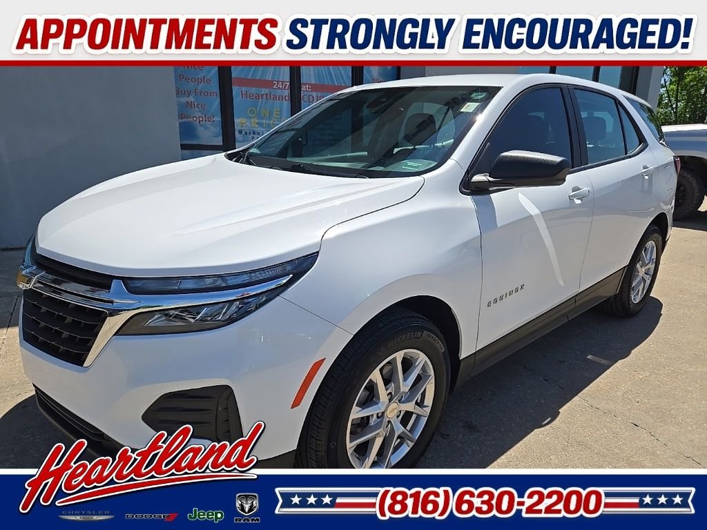 Used 2023 Chevrolet Equinox LS with VIN 3GNAXHEG0PL207545 for sale in Kansas City
