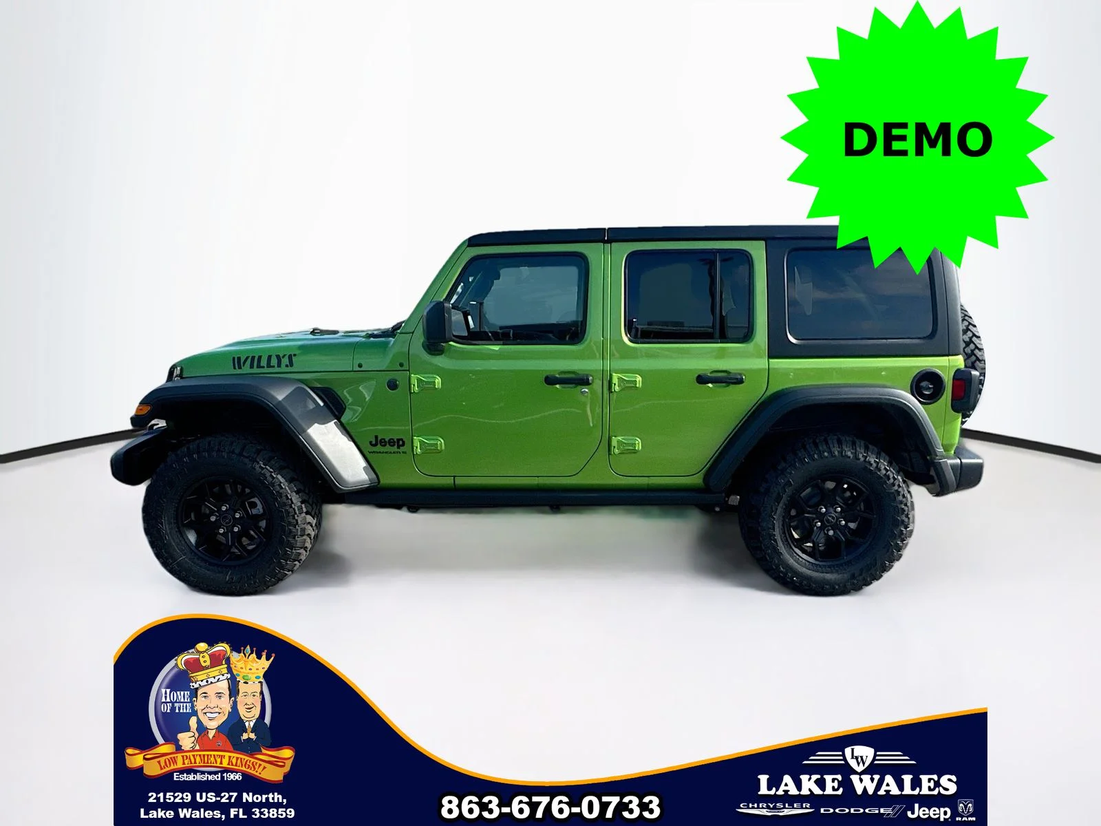 New 2026 Mojito Clear-Coat Exterior Paint Jeep Willys image 3