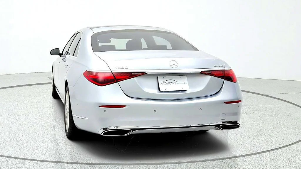 Used 2026 Cirrus Silver Metallic Mercedes-Benz S 580 4MATIC® Sedan w/ Nappa Leather & Wood Trim image 6