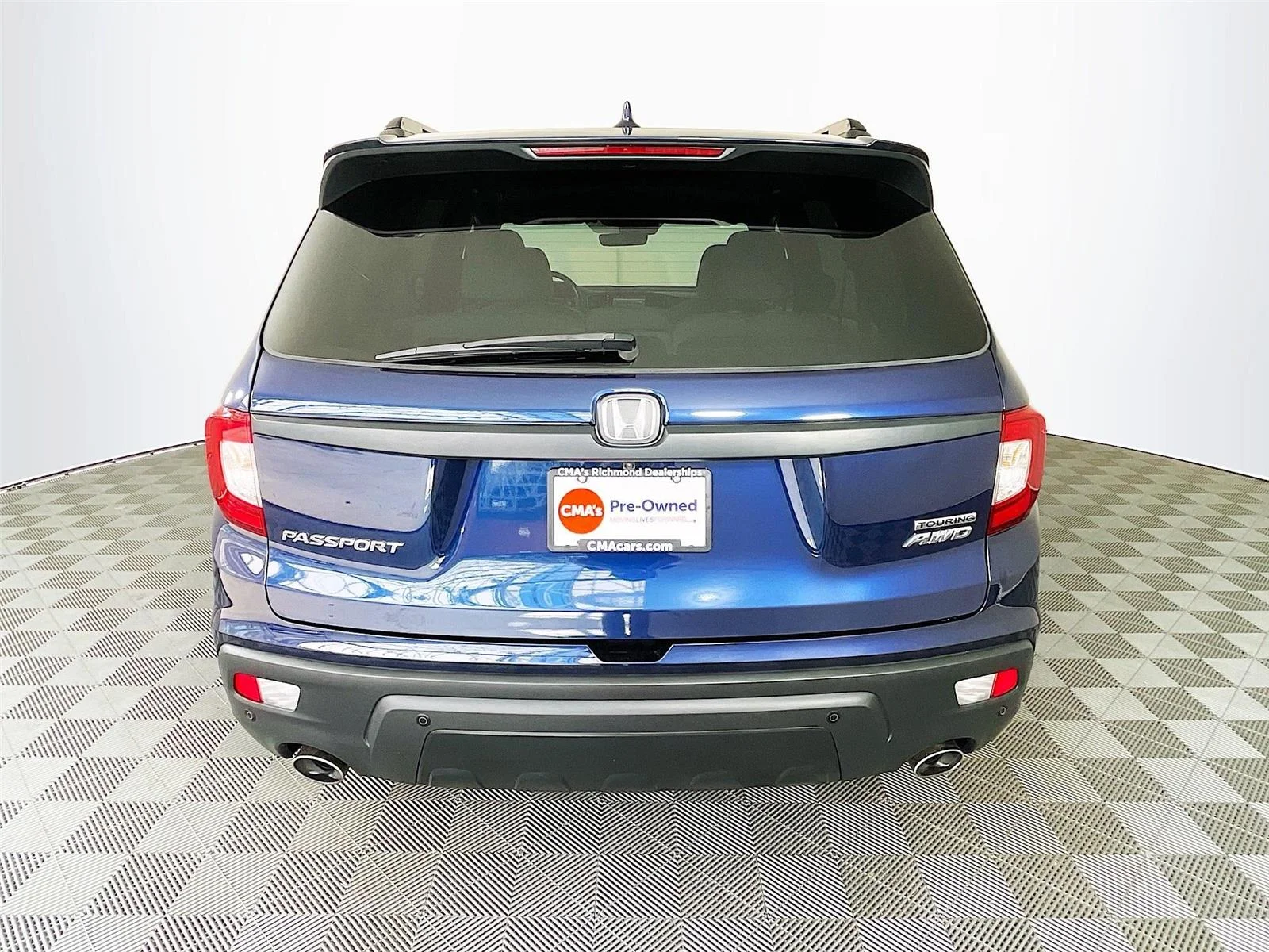 Certified Used 2021 Obsidian Blue Pearl Honda Touring image 9