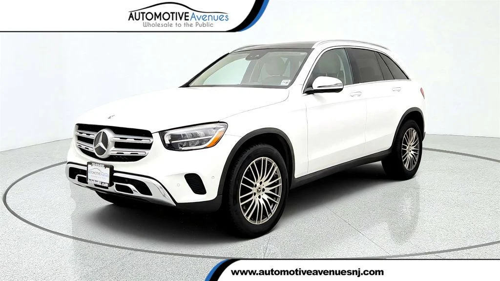 Used 2022 Polar White Mercedes-Benz GLC 300 4MATIC® w/ Panorama Roof & 12.3