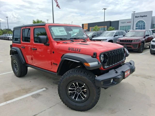 New 2026 Firecracker Red Clear-Coat Exterior Paint Jeep Willys image 1