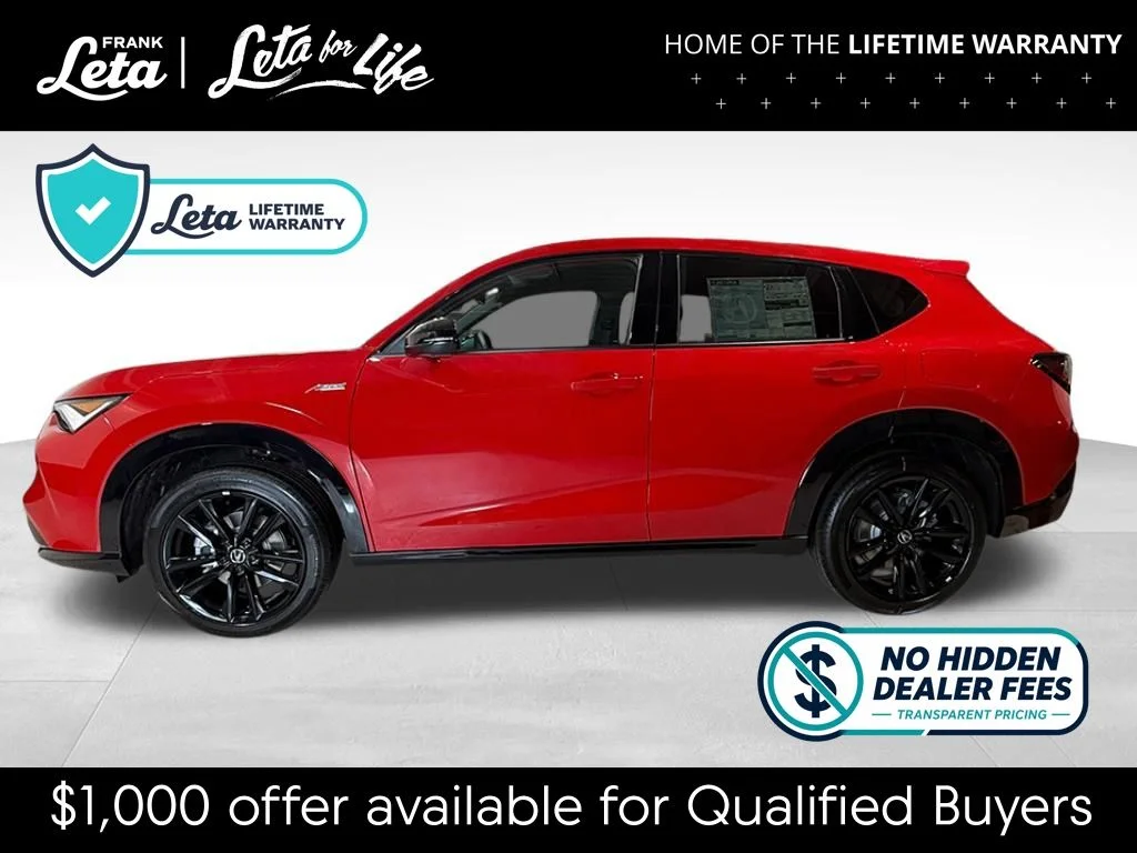 New 2026 Red Acura A-Spec Advance Package image 2