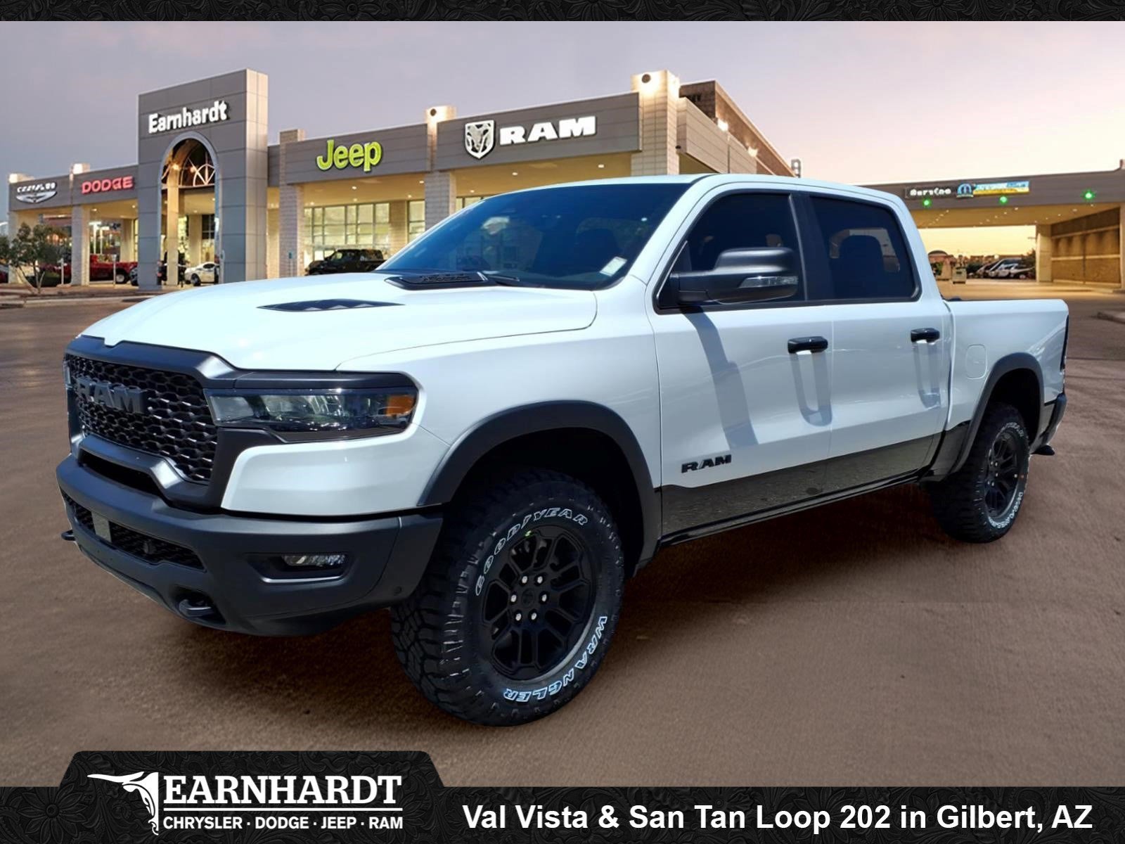 New 2026 Bright White Clear-Coat Exterior Paint RAM Rebel image 1