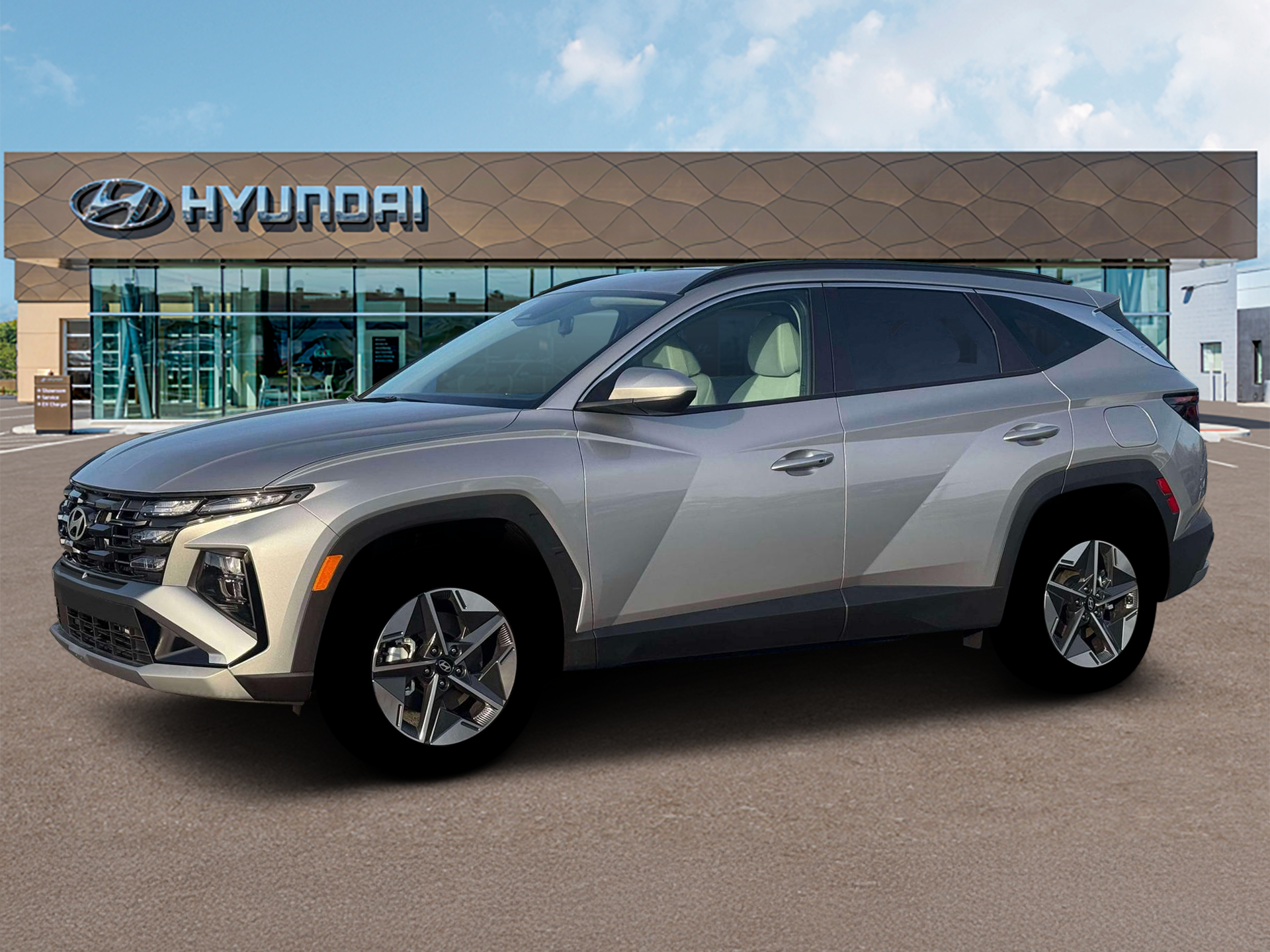 New 2026 Shimmering Silver Hyundai SEL AWD image 2