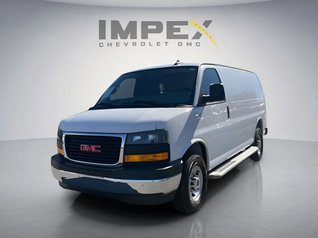 Used 2023 Summit White GMC Work Van image 1