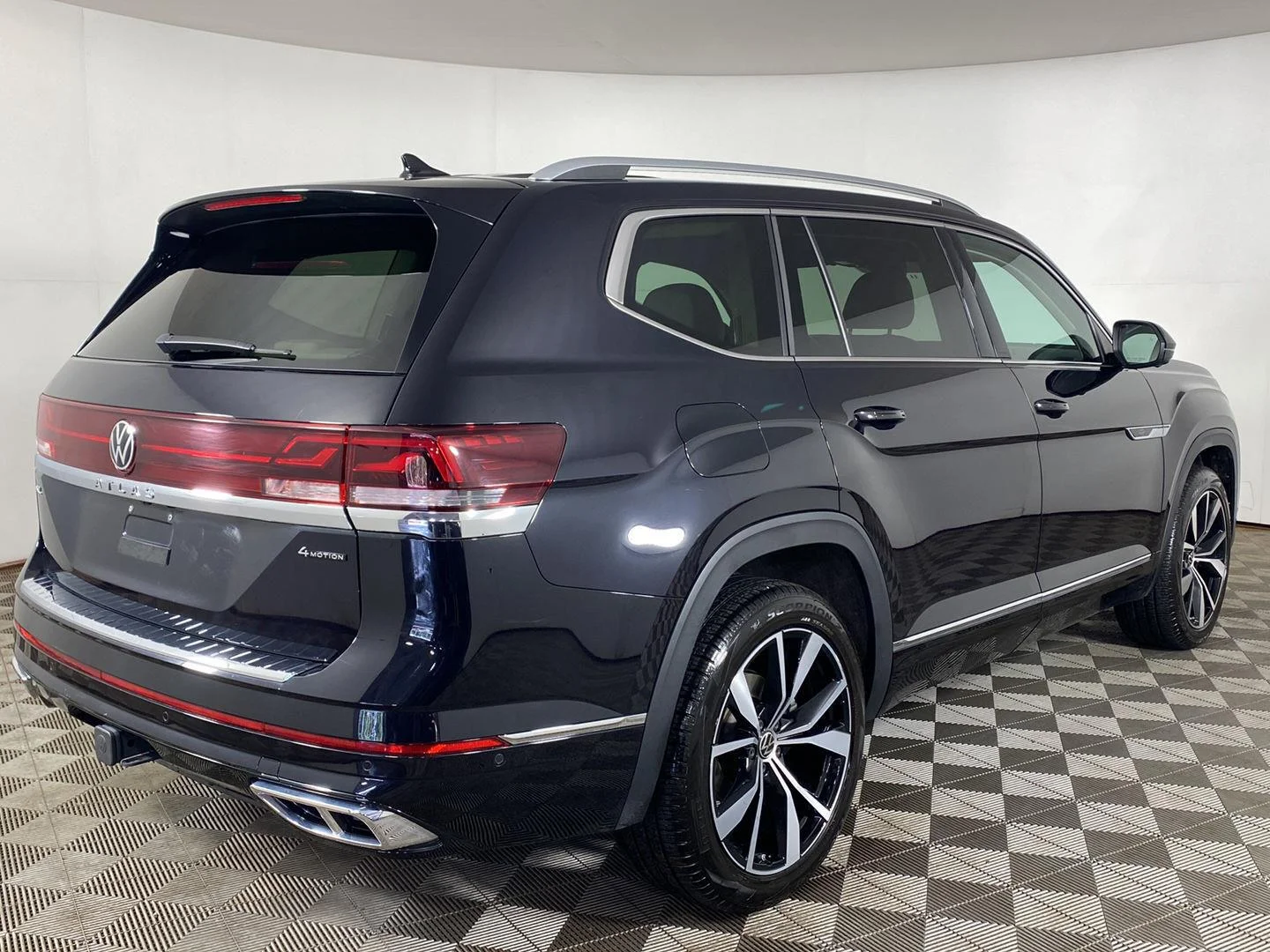 Used 2024 Deep Black Pearl Volkswagen 2.0T SEL Premium R-Line image 3