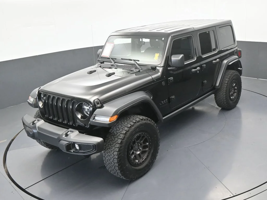 Used 2022 Black Clearcoat Jeep Unlimited Sport image 47