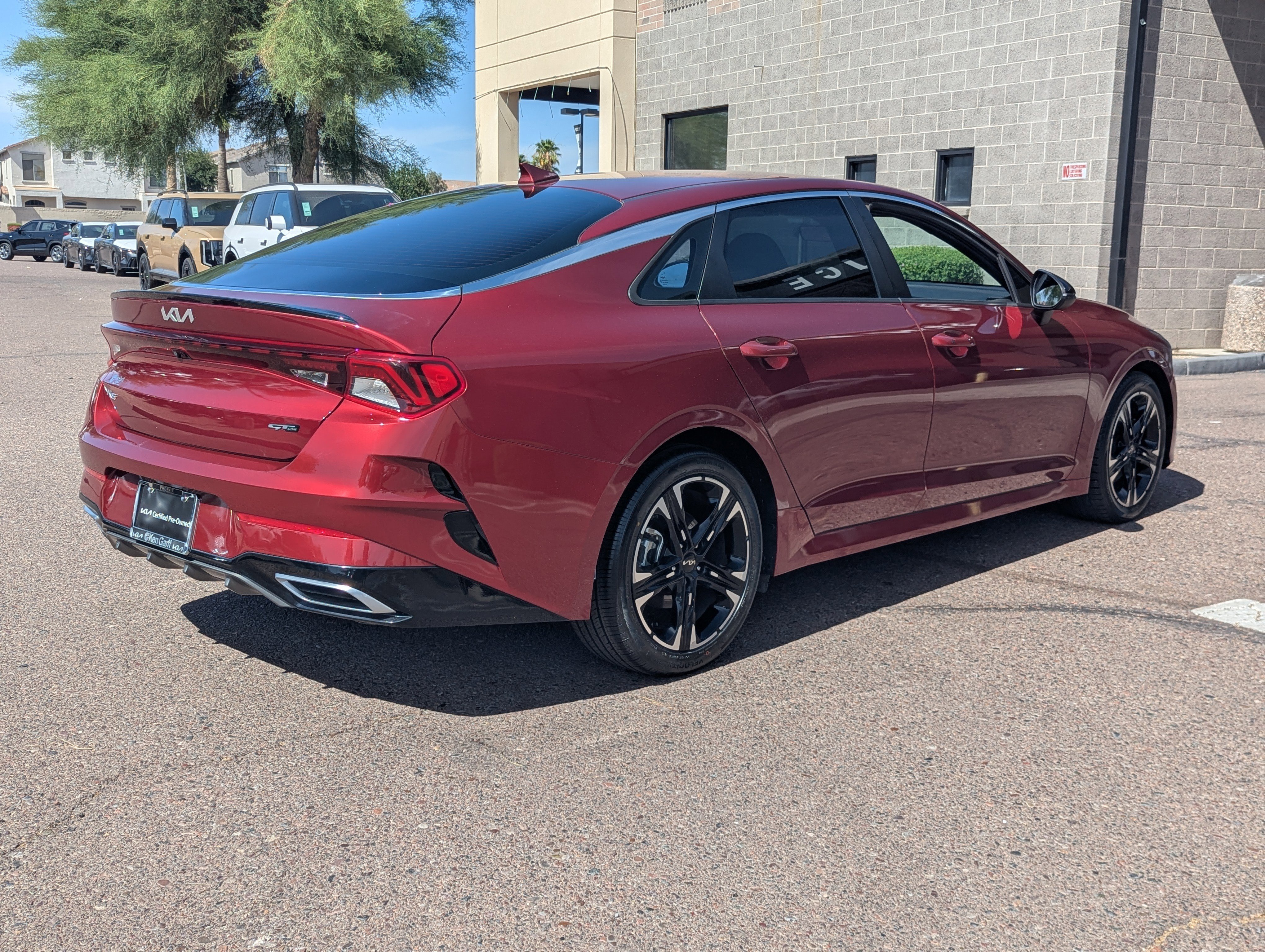 Certified Used 2022 Passion Red Kia GT-Line image 3