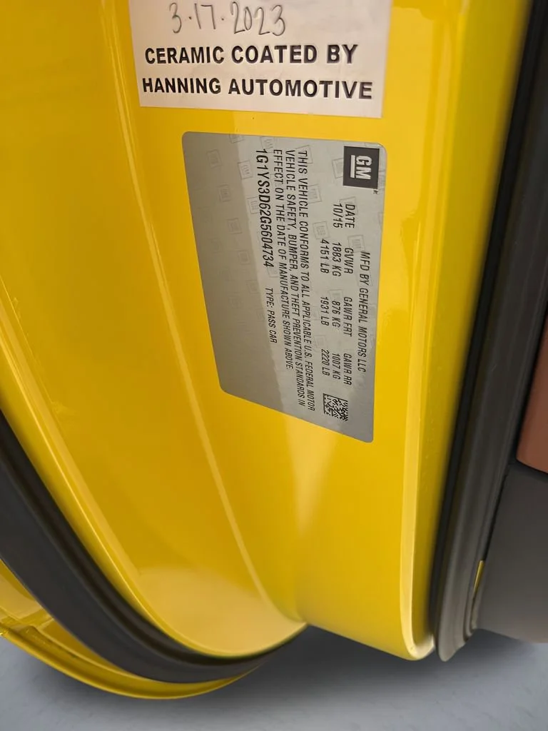 Used 2016 CORVETTE RACING YELLOW TINTCOAT Chevrolet Z06 2LZ image 30